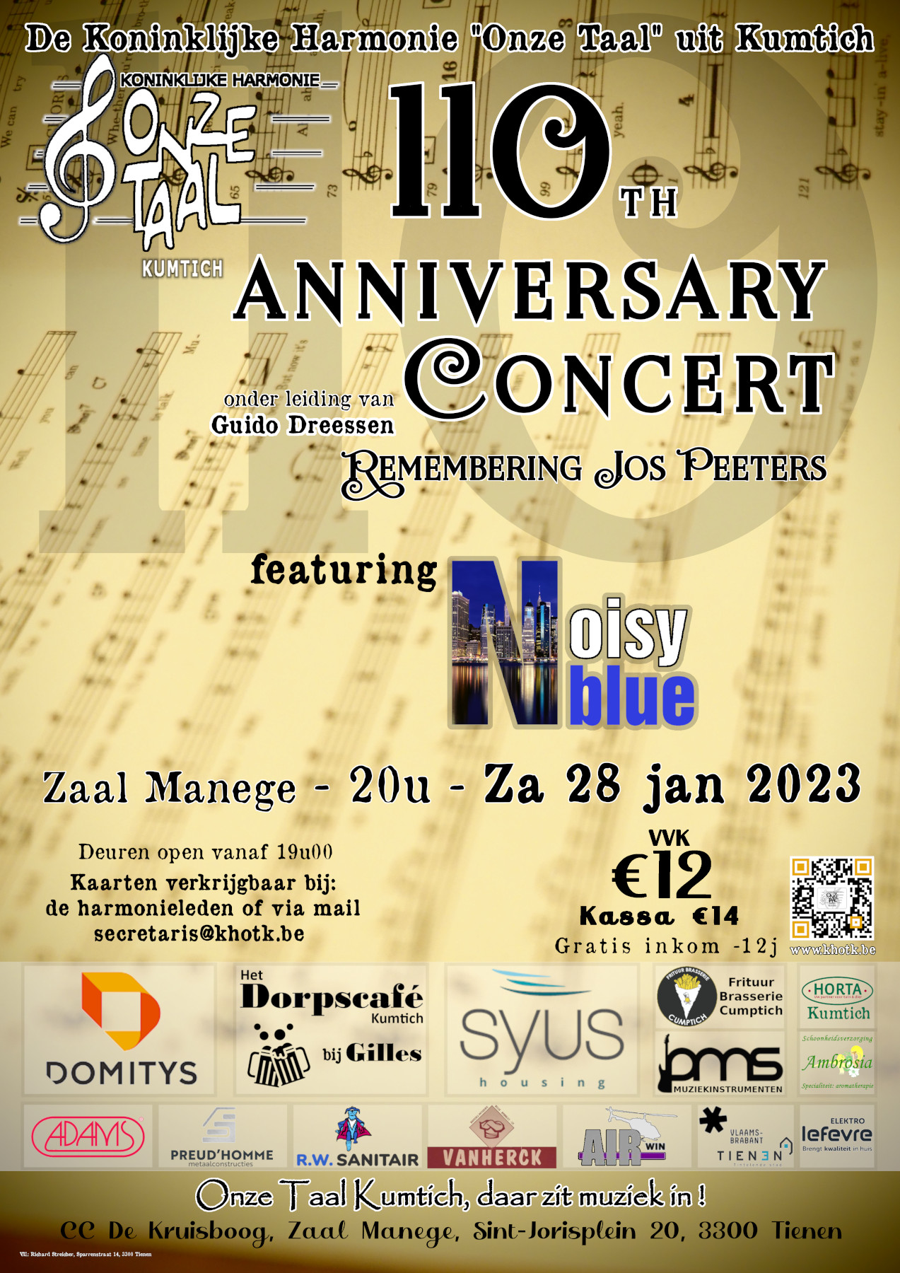 110 anniversary concert - 28 januari 2023